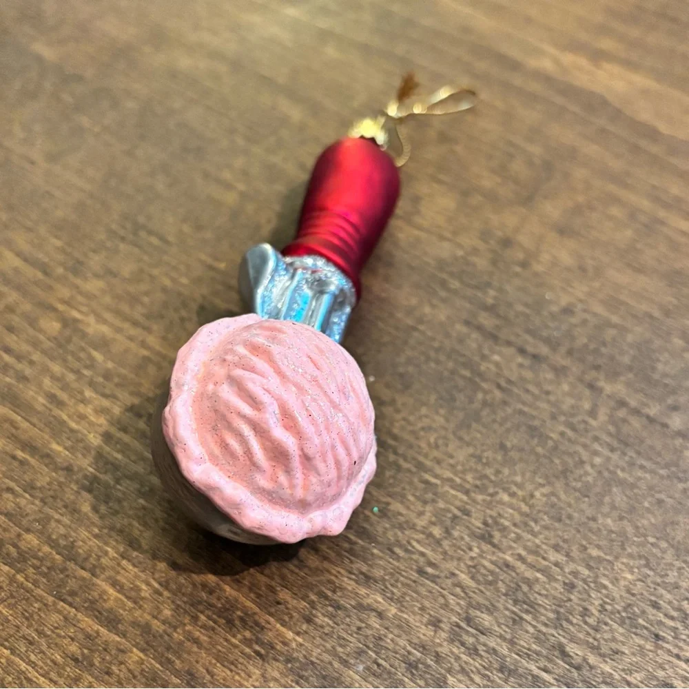 Sur Le Table Strawberry Ice Cream Scoop Ornament